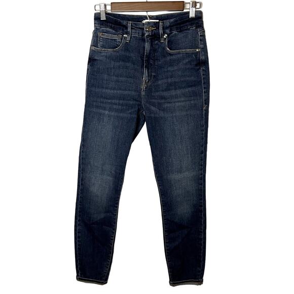 Good American Good Legs Released Hem Skinny Jeans Size 6 / 28 - Picture 1 of 6